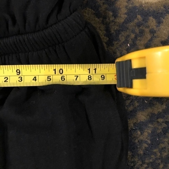 The limited size medium black halter dress elastic waistband and at the top - Picture 6 of 12